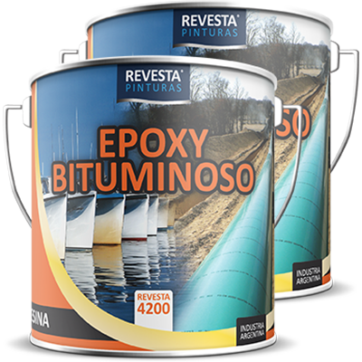 REVESTA 4200 EPOXY BITUMINOSO ALTA AUTOIMPRIMACION X 1L
